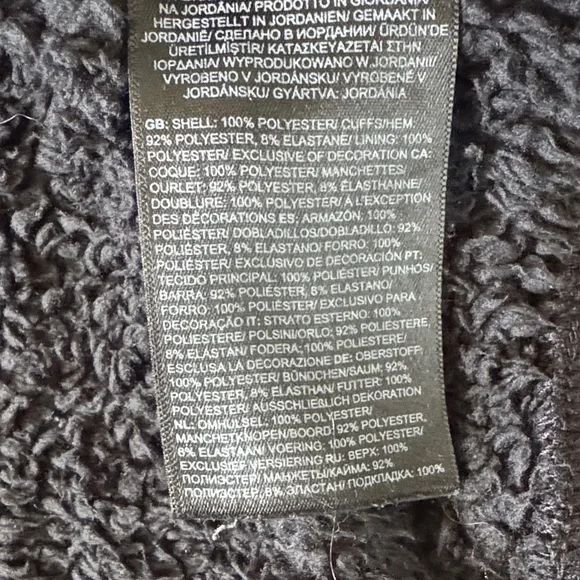 The North Face Kids/Teens Black Fleece Hooded Jacket - Picture 3 of 4